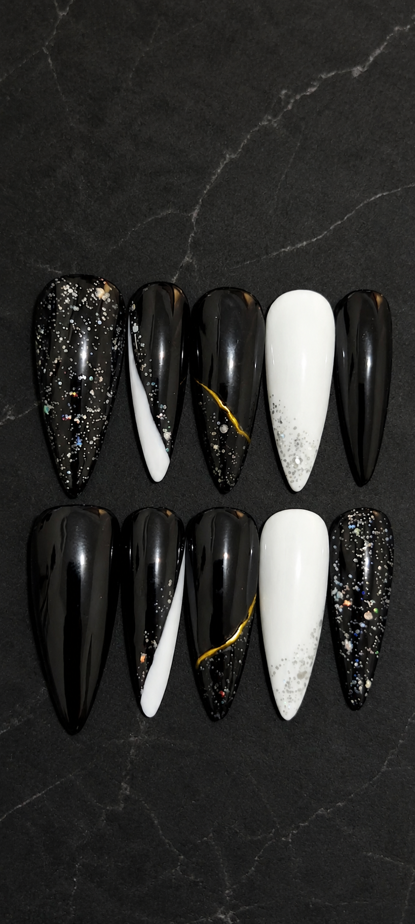 Gilded Midnight Stiletto