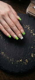 Green Gremlin Nails — handmade press-on nails by EasyOn Nails Cyprus